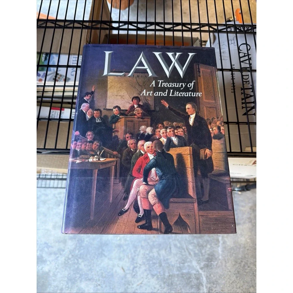 LAW: A TREASURY OF ART AND LITERATURE - Sara Robbins - Hardcover